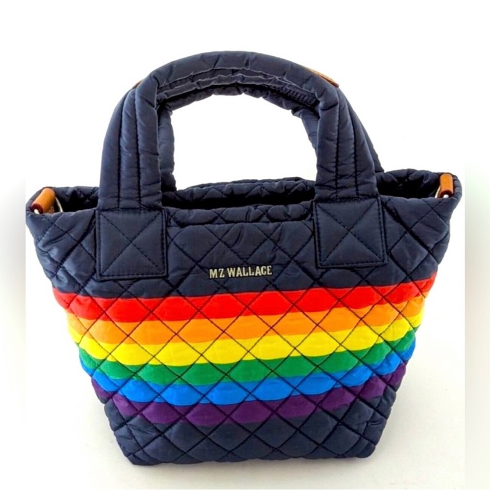 Dawn Rainbow Stripe Mini Metro Tote Deluxe-SOLD OUT EVERYWHERE & RARE